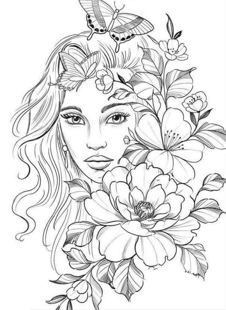 Coloring Pages And Digital Colouring Pages With Cover