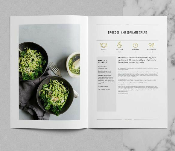 Cook Book / Recipes Design Ideas