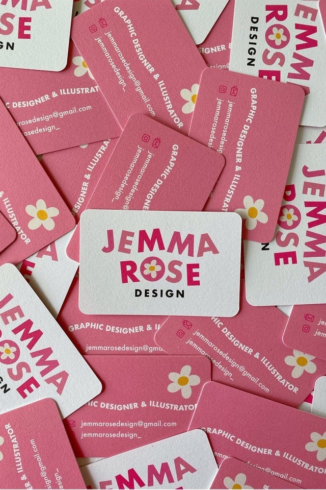 Jemma Rose Design Business Card