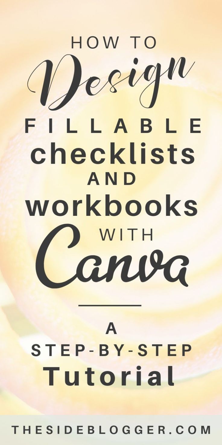 How To Design Worksheets In Canva (with Video) - The Side Blogger