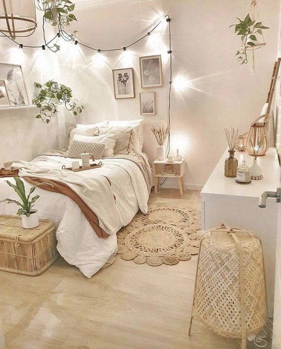 23+ Gorgeous Bohemian Bedroom Ideas For Teenage Girls | Bedroom Makeover, Room Decor Bedroom, Room Inspiration Bedroom