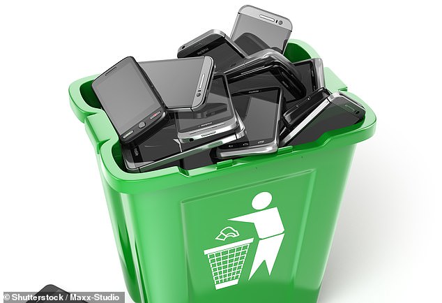 Hidden value: Many of us leave old phones to gather dust in drawers. But their parts still have value. See how much your old model is selling for on eBay or a specialist phone resale website - How To Turn Your Household Junk Into A Pot Of Gold And Never Go Broke