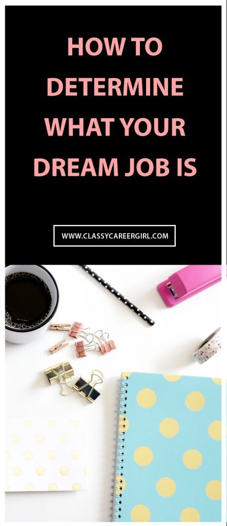 Here's How To Determine What Your Dream Job Is | Classy Career Girl